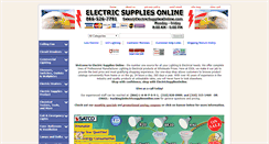Desktop Screenshot of electricsuppliesonline.com